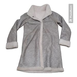 Autunno Real Fur and Sheepskin Gray Coat Womens XS Flawed